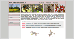 Desktop Screenshot of insektenstaaten.de